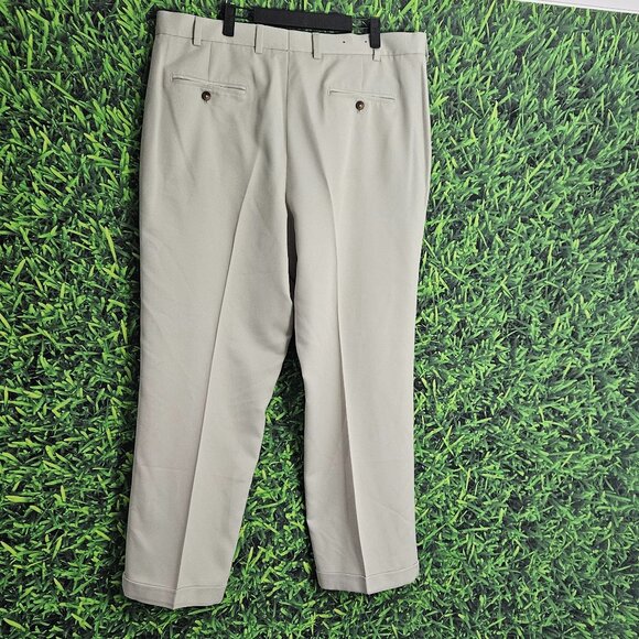 Mens Greg Norman Tan Dress Pants Size 40w By 30l - Picture 4 of 5